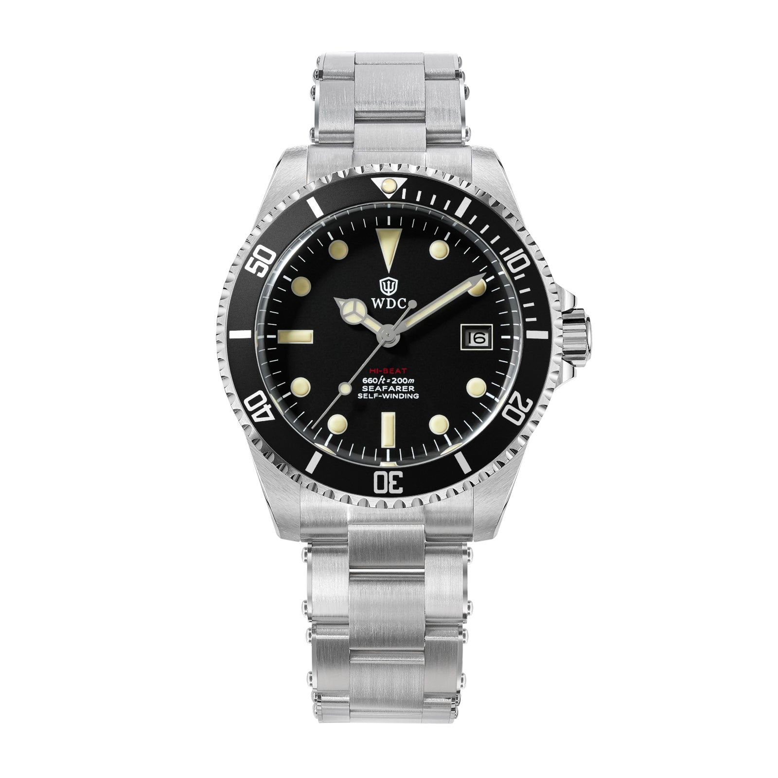 ゴクウ  Watchdives WD5513Q 40mm Quartz Dive Watch – VH31 Sweep Seconds