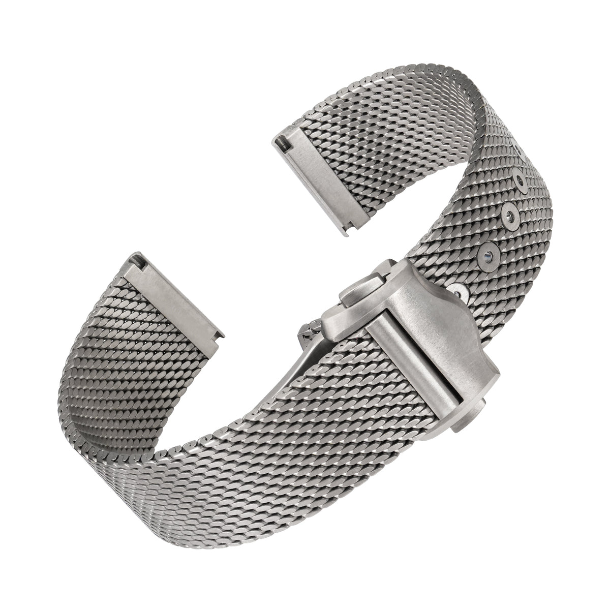 Watchdives Premier Adjustable Mesh Watch Band Strap 20mm