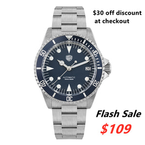 ★Weekly Deal★Watchdives WD79090 NH35 Vintage Sub Watch