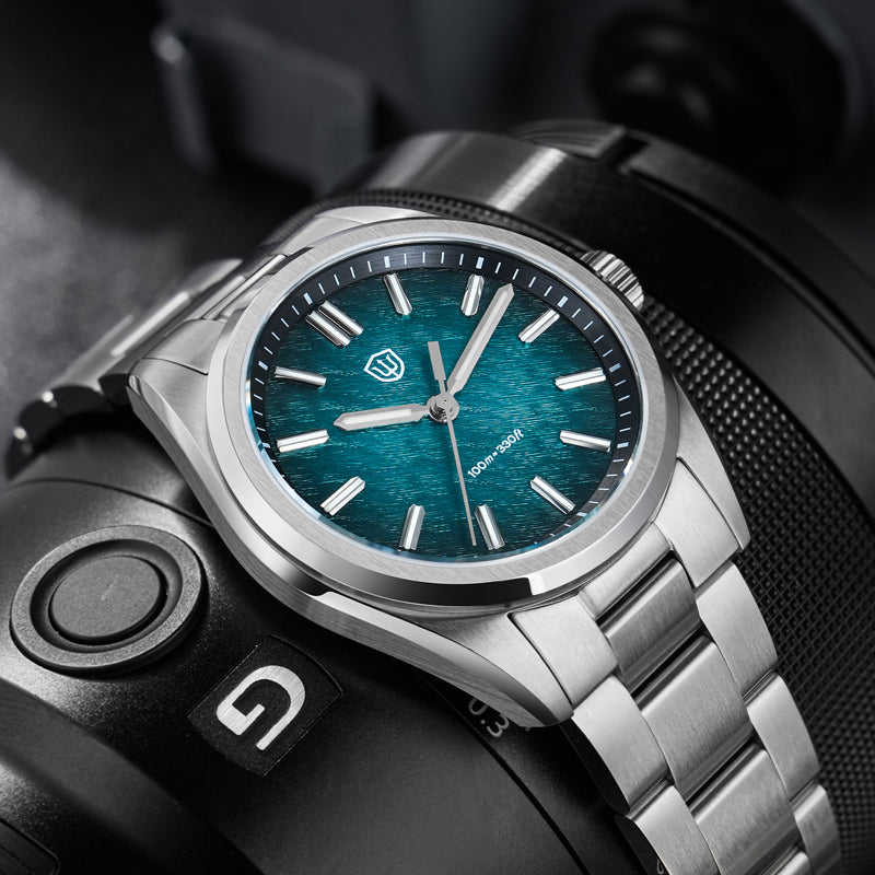 Watchdives WD0003B Orologio da uomo con quadrante Avventurina dal design originale VH31 Sweep Seconds Movimento al quarzo 36mm Orologi luminosi impermeabili 1511 Watchdives WD0003B Orologio da uomo con quadrante Avventurina dal design originale VH31 Sweep Seconds Movimento al quarzo 36mm Orologi luminosi impermeabili 1511
