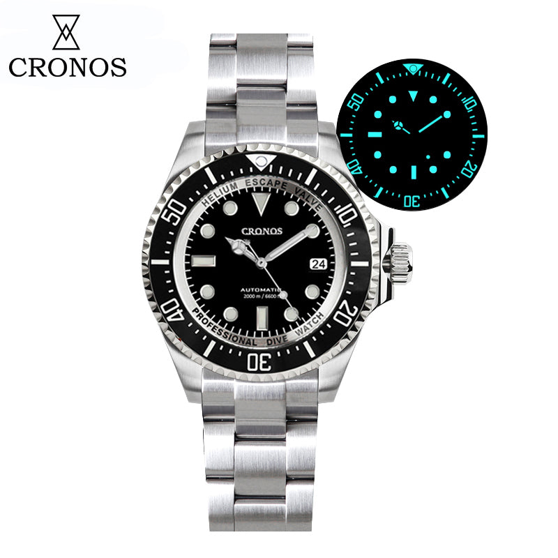 Cronos 44mm Sub Diver Watch 6009 - Calendar from the official product page