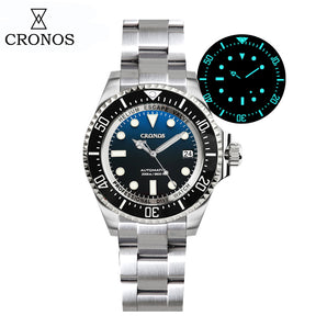 Cronos 44mm Sub Diver Watch 6009 - Calendar