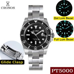 ★Spring Sale★Cronos 2.5x Water Ghost PT5000 Dive Watch L6005