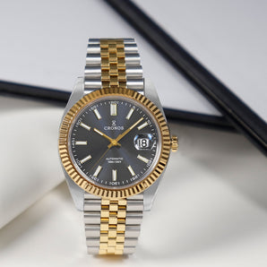 Cronos Two Tone Luxuty Diver Watches Men L6010