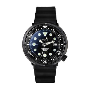 HEIMDALLR PVD Black Tuna Can Men's Mechanical Watch