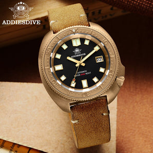 Addiesdive CUSN8 Bronze Turtle Diver Watch