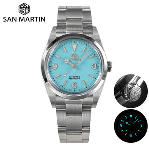 San Martin Top Hat Crystal 36mm Explore Watch SN021-GB1