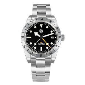 ★Anniversary Sale★San Martin NH34 39mm BB GMT Watch SN054GB