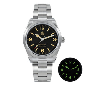 ★Black Friday★San Martin 38mm Vintage Mechanical Watch SN0107