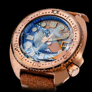 Shirryu Bronze Turtle 6105 Diver Watch